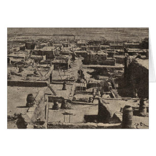 Cartão Zuni, dos abrigos