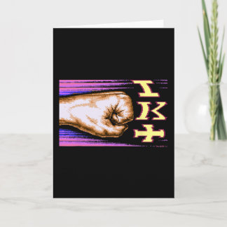 Cartão Zx Spectrum C64 Karate 8-bit Retro