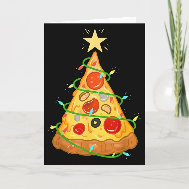 Cartão Zza Christmas Tree Zza Lover Gift  (Frente)