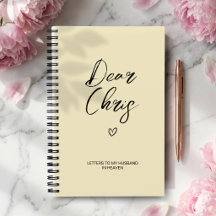 Cartas ao Meu Marido Diário de Luto em Creme