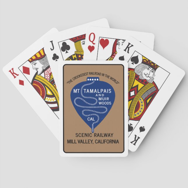 Cartas Clássicas de Baralho 1911 Estrada de Ferro  (Verso)