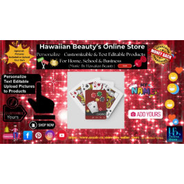 Cartas Clássicas de Baralho Royal Flush Fundo Verm