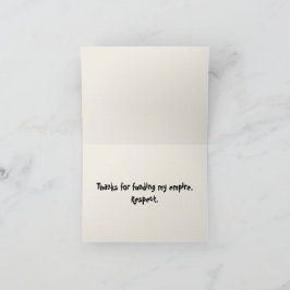 Cartas de agradecimento do Bebê Vida de Bandido