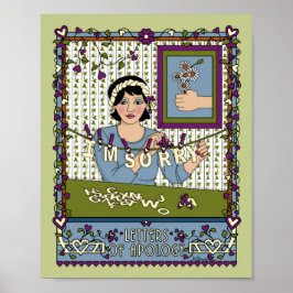 Cartas de Apology_A_8x10 Poster