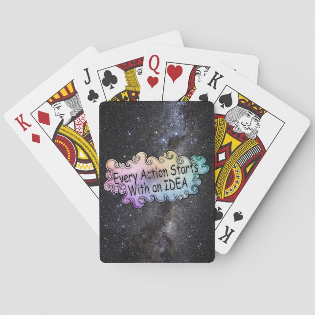 Cartas de Baralho "A Arte é Vida" (Verso)