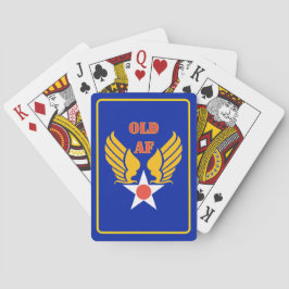 Cartas de Baralho Antigas da Força Aérea