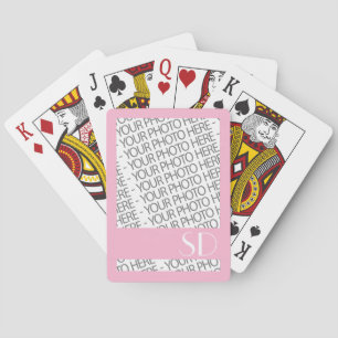 Cartas de Baralho Bicycle, Modelo de Foto e Monogr