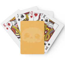 Cartas de Baralho Clássicas Caveira Minimalista