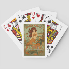 Cartas de Baralho Clássicas da Sereia da Flórida