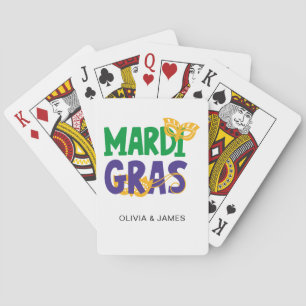 Cartas de Baralho Clássicas de Mardi Gras
