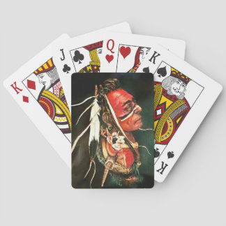 Cartas de Baralho Clássicas "Kaw" Nativas American