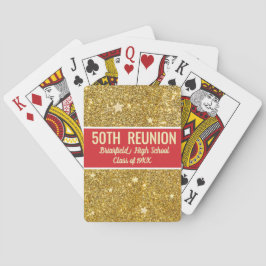 Cartas de Baralho Clássicas para Reunião de 50 Ano