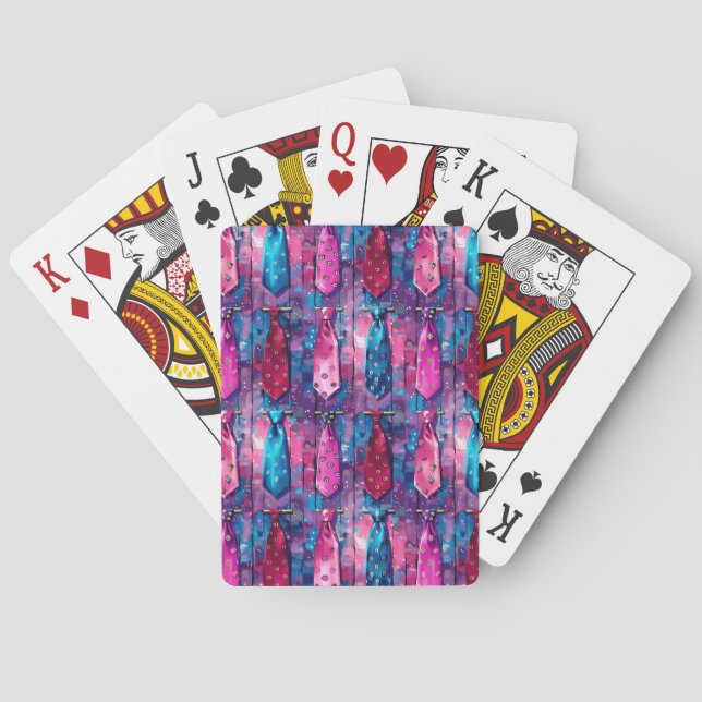 Cartas de Baralho Clássico de Poker Daddy's Ties (Verso)