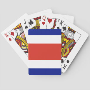 Cartas de Baralho com a bandeira da Costa Rica
