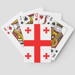 Cartas de Baralho com a bandeira da Geórgia