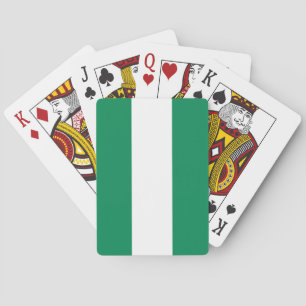 Cartas de Baralho com a bandeira da Nigéria