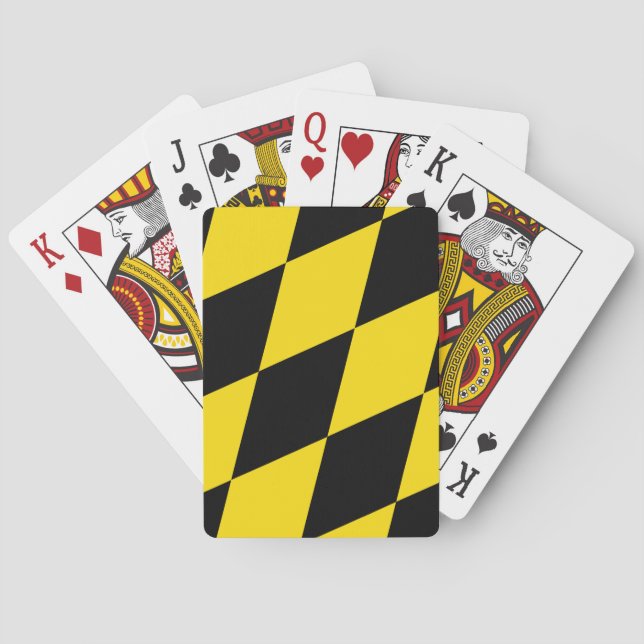 Cartas de Baralho com a bandeira de Munique (Verso)