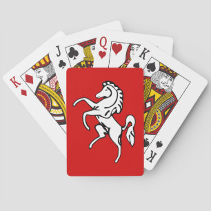 Cartas de Baralho com a bandeira do Condado de Ken