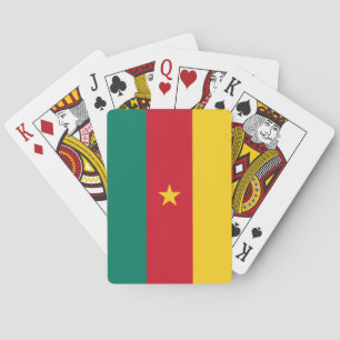 Cartas de Baralho com a bandeira dos Camarões