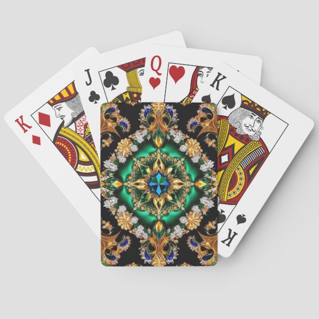 Cartas de Baralho com Cores Brasileiras (Verso)