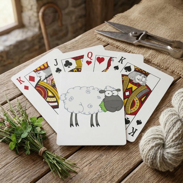 Cartas de Baralho com Ovelha Lanosa (Criador carregado)