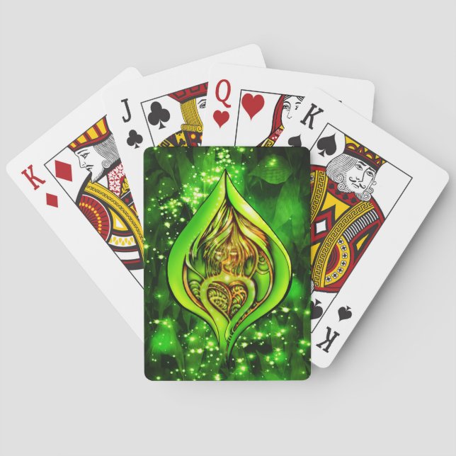 Cartas de Baralho Coração da Selva (Verso)