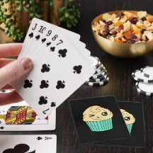 Cartas de Baralho Cupcake Kawaii Fofinho