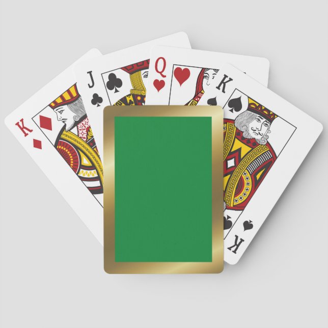 Cartas de Baralho da Bandeira da Líbia (Verso)