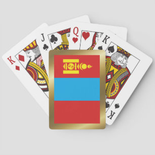 Cartas de Baralho da Bandeira da Mongólia