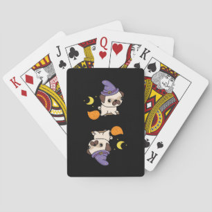 Cartas de Baralho da Bruxa Pug