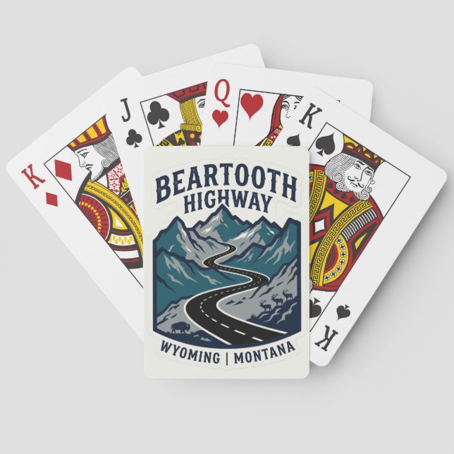 Cartas de Baralho da Estrada Beartooth (Verso)