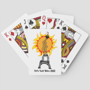 Cartas de Baralho da Onda de Calor em Paris 2022