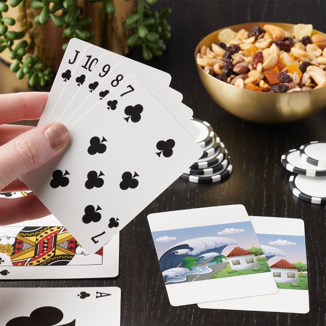 Cartas de Baralho da Onda do Tsunami (Criador carregado)
