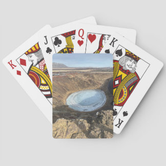 Cartas de Baralho da Paisagem Nevada do Inverno na