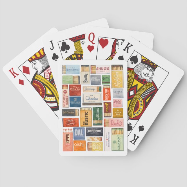 Cartas de Baralho Dallas Matchbook (Verso)