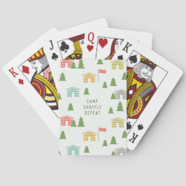 Cartas de Baralho de Acampamento de Verão