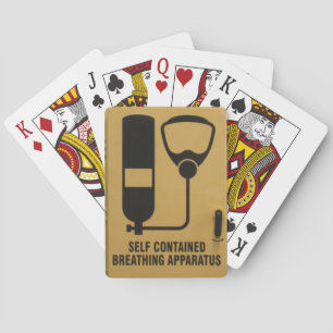 Cartas de Baralho de Aparelho de Respiração Autôno