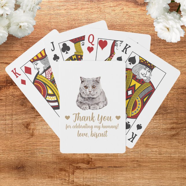 Cartas de baralho de casamento de gato (Criador carregado)