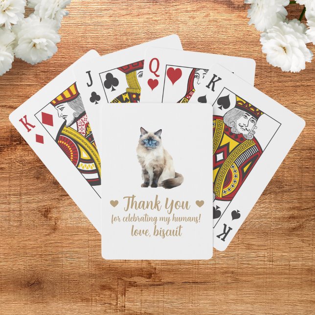 Cartas de baralho de casamento de gato (Criador carregado)