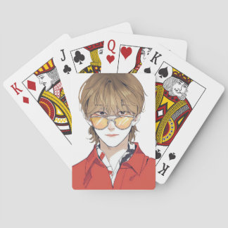 Cartas de Baralho de Fan Art do The8 SEVENTEEN K-P