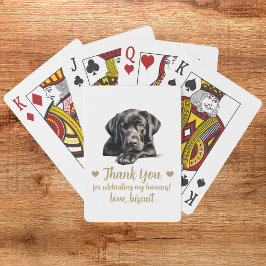 Cartas de Baralho de Favor de Casamento de Cachorr