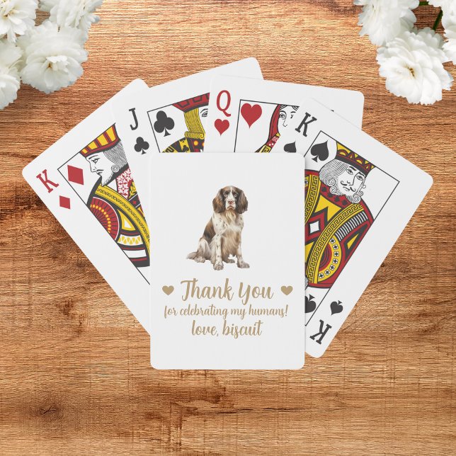 Cartas de Baralho de Favor de Casamento de Cachorr (Criador carregado)