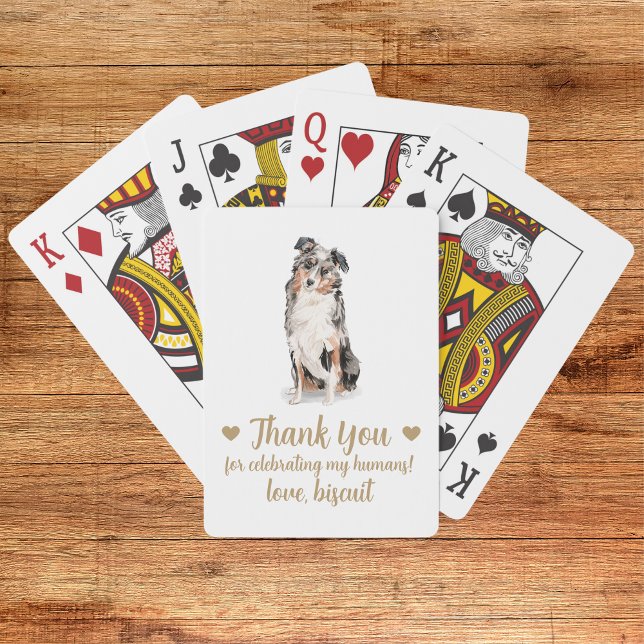 Cartas de Baralho de Favor de Casamento de Cachorr (Criador carregado)