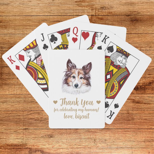 Cartas de Baralho de Favor de Casamento de Cachorr (Criador carregado)