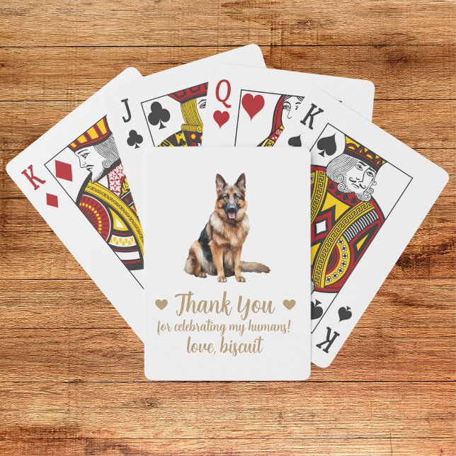 Cartas de Baralho de Favor de Casamento de Cachorr (Criador carregado)