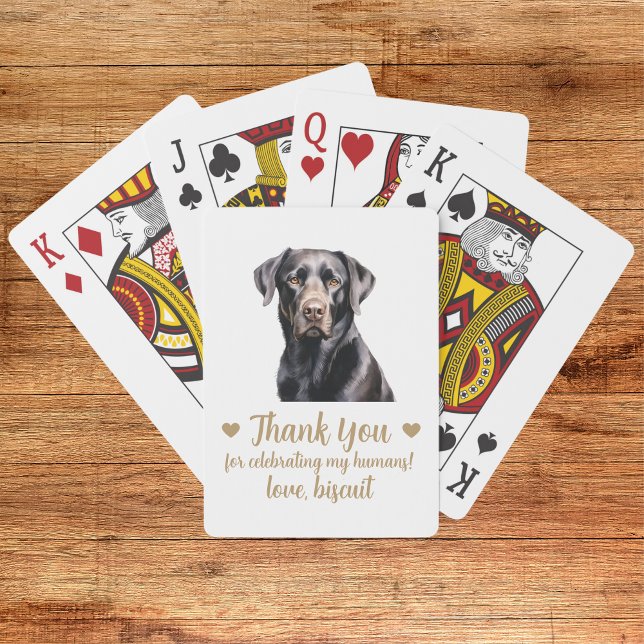 Cartas de Baralho de Favors de Casamento de Cachor (Criador carregado)