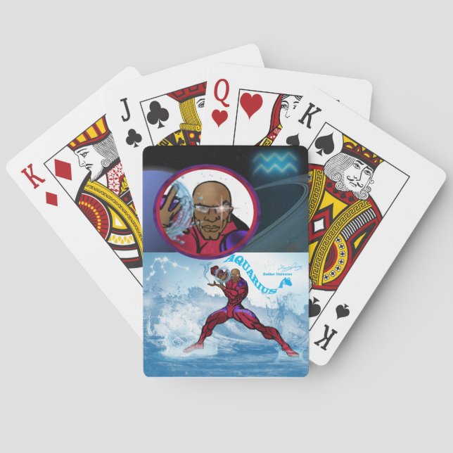 Cartas de baralho de festa de aniversário com tema (Verso)