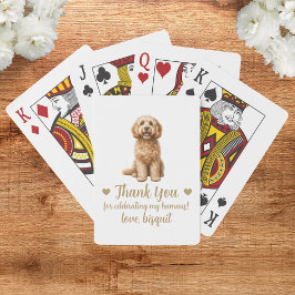 Cartas de Baralho de Festa de Casamento de Cachorr