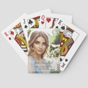 Cartas de Baralho de Fotos Personalizadas para Chá