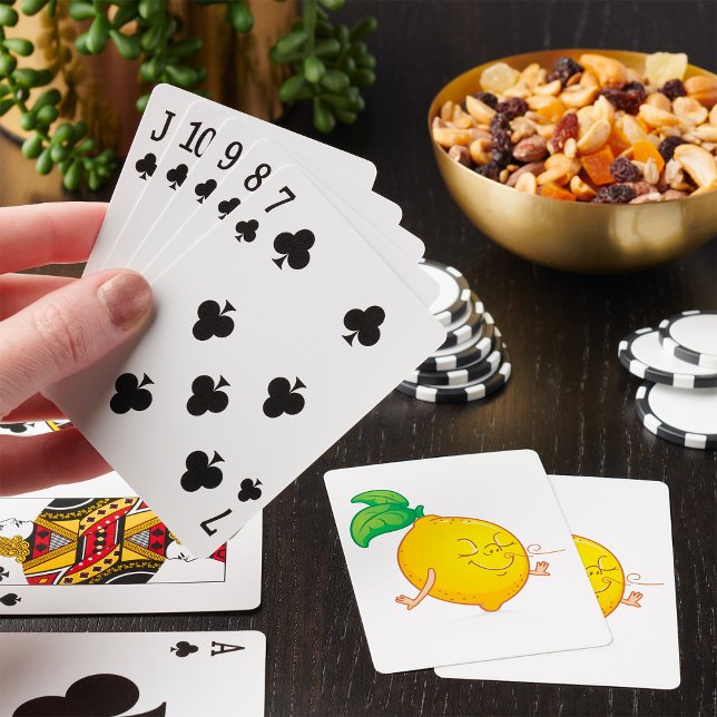 Cartas de Baralho de Limão de Desenho Animado (Criador carregado)